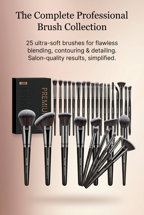 VELÉRA 25 Pcs Professional Makeup Brushes Kit